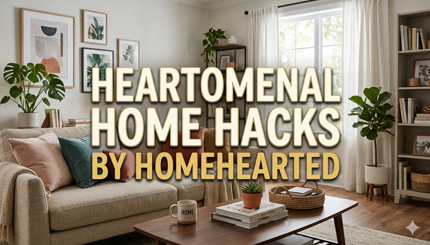 heartomenal home hacks by homehearted