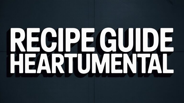 recipe guide heartumental